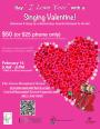 Early Singing Valentines - February 13 Early Singing Valentines - February 13